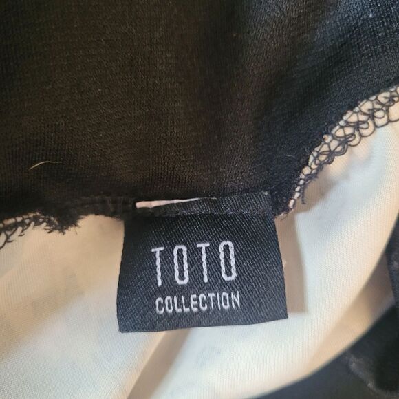 Toto leopard mini skirt with black sheer long overlay - Picture 6 of 6